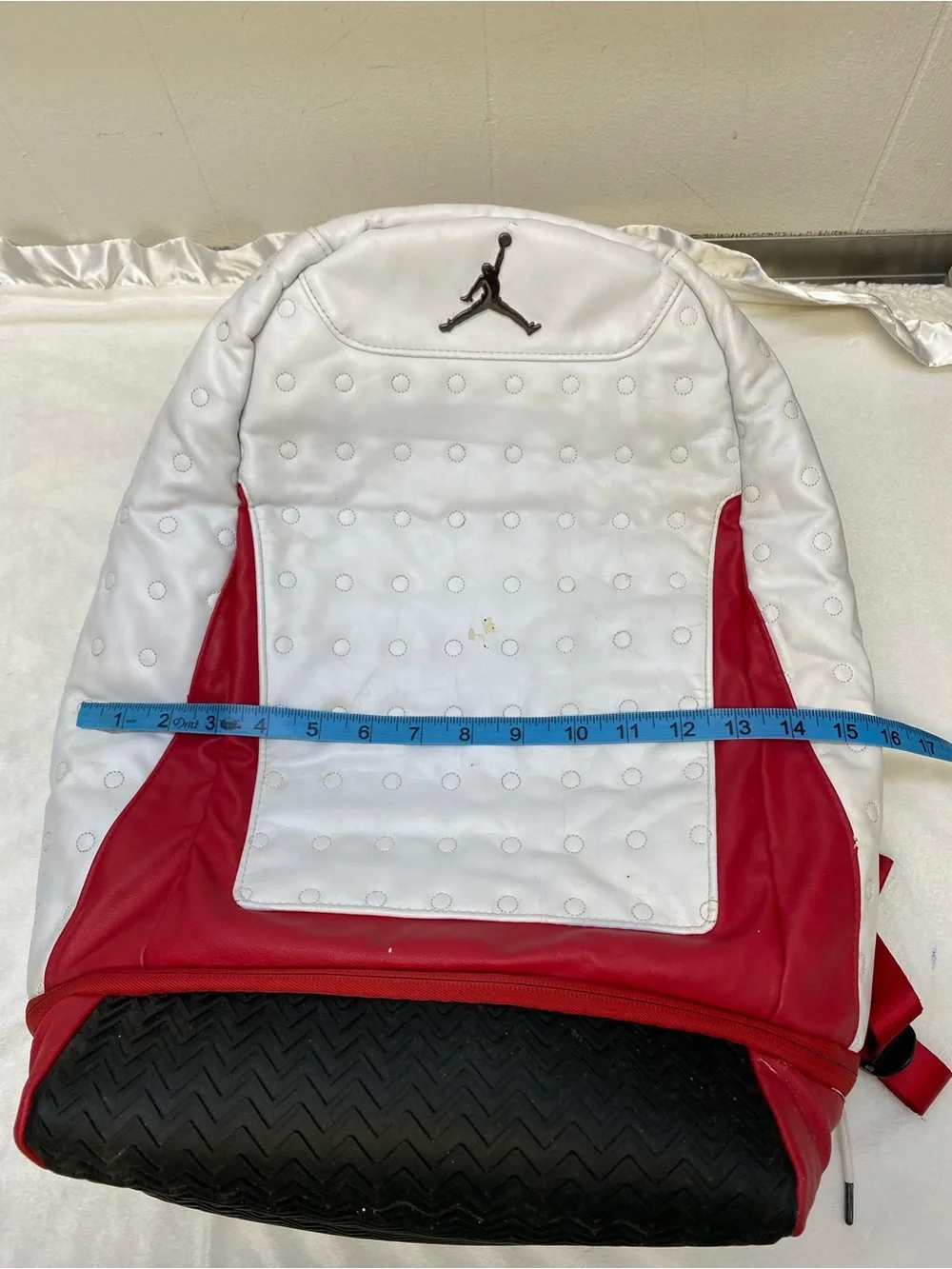 Air Jordan 13 RETRO Backpack White/Red Nike Adjustable Japan